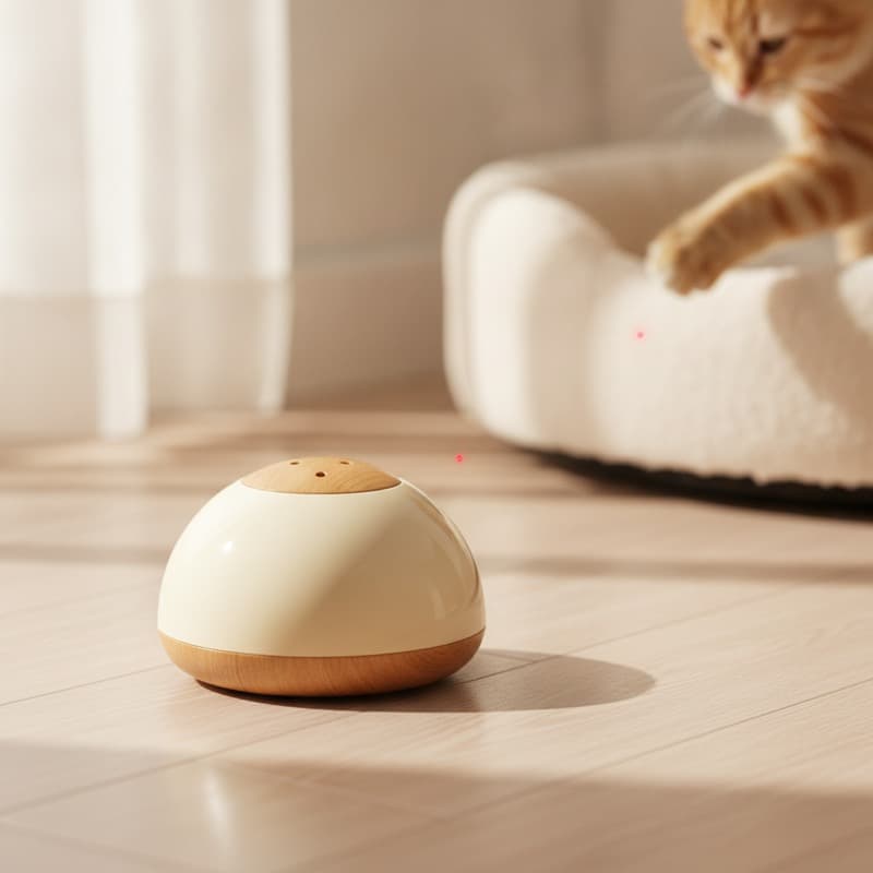Automatic laser toy for cats