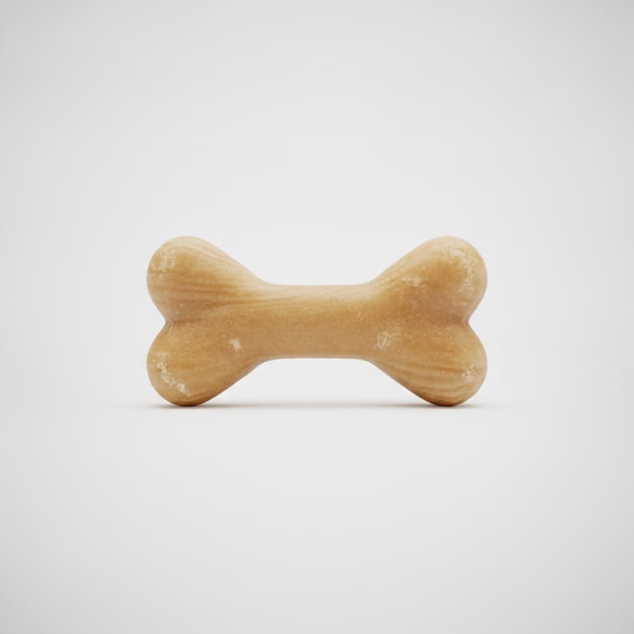Wishbone shaped dog chew toy